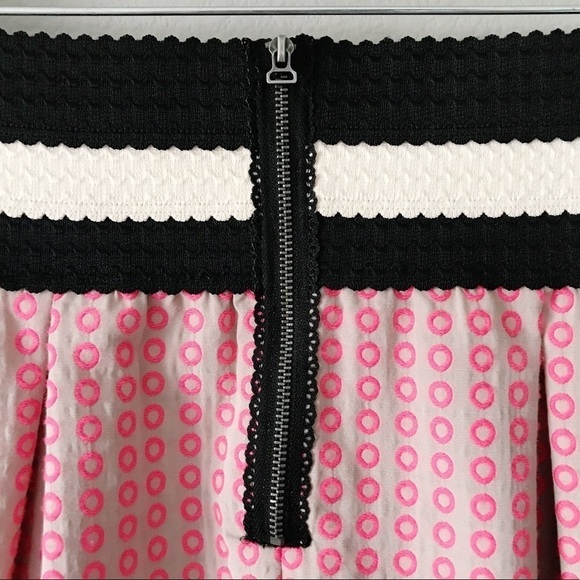 Maeve for Anthropologie Ballad Swing Skirt Size Small Pink/Tan Cocktail Party - Picture 9 of 11